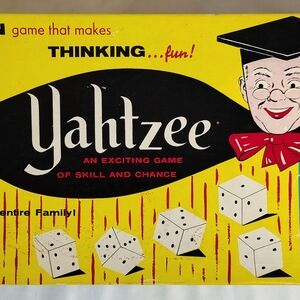 Classic Dice Game - Yellow and Black